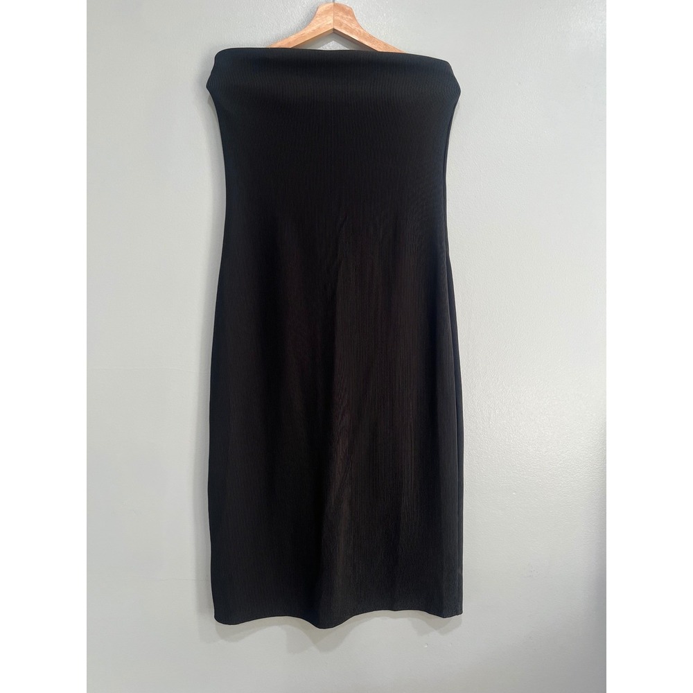OFFLINE By Aerie Stripe Rib Night Out Midi Tube Dress Size L - Picture 3 of 12